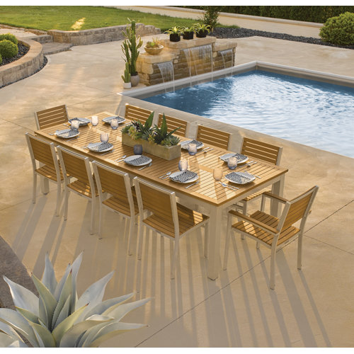 Sol 72 Outdoor??? Mckinnon Rectangular 10 - Person Outdoor Dining Set ...